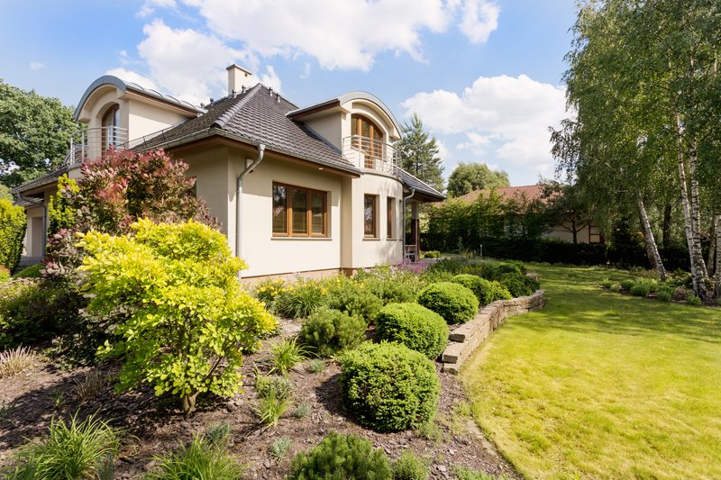 paisaje de la parte delantera de casas en puebla